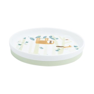 assiette bébé porcelaine décor animaux