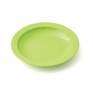 assiette creuse vert