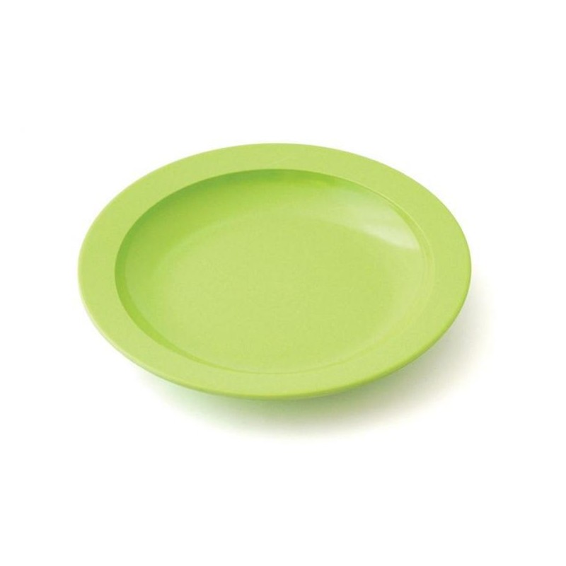 assiette creuse vert