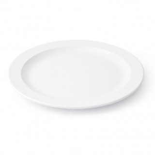 assiette plate blanche