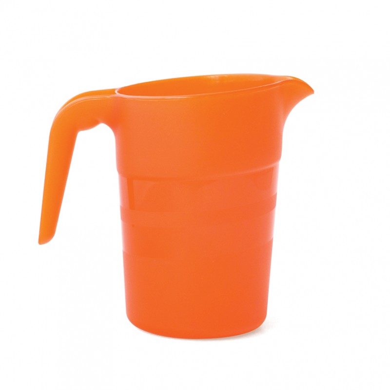 Pichet orange 1L avec bec verseur made in France